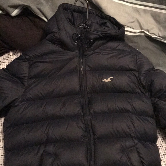 hollister bubble coat